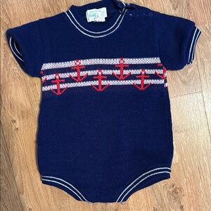 Vintage Cradlecraft One Piece Sailor Suit